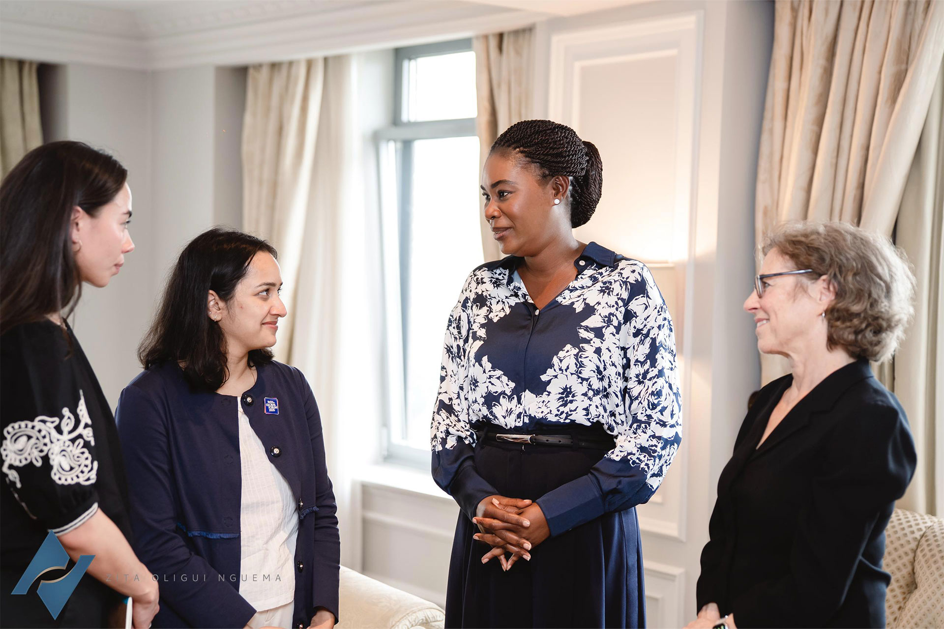 New York: La première Dame du Gabon en rencontres bilatérales avec Bloomeberg philanthropies, GE Health la Fondation Rockefeller.